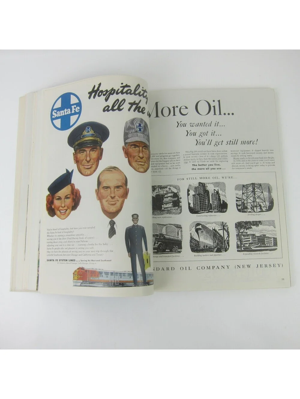 Vintage FORTUNE Magazine April 1949 Thomas Fransioli Cover Lincoln Cadillac Ads
